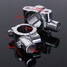 23mm Adaptor Motorcycle Handlebar 8mm 10mm Thread Mirror Holder Clamp - 6