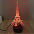 100 Christmas Light Decoration Atmosphere Lamp Eiffel 3d Touch Dimming Novelty Lighting Colorful - 2
