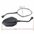 Pair Motorcycle Rear View Side Mirrors 10mm - 11