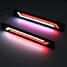 LED Strip Car Auto Flexible Gel Light DRL Daytime Running Driving Colors COB 2Pcs SILICA - 5