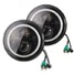 40W Harley Jeep Wrangler Headlight Angel Eyes White LED 6500K 3600LM Lamp 2Pcs - 4