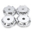 Wheel Center HUB ABS Caps Emblem 4PC Silver 64mm - 1