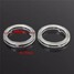 COB LED Angel Eye Halo Ring Plastic Projector Lens 2Pcs Clear PC - 6