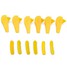 Tyre Tire Changer Insert Duckhead 12pcs Rim Protector Head Mount Demount Yellow - 1