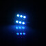 Flash Strobe 6SMD Interior Lamp Pair RGB Remote Control 5050 Car LED Light - 5