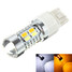 12V High Power White Driving LED Amber Turn Signal Light Bulb - 1