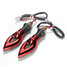 Red Universal Motorcycle LEDs Turn 4 X Light Indicator Lamp - 5