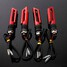 Red Universal Motorcycle Turn Signal Indicators Amber Light Lamp 4pcs - 6