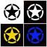 Cup Body Tank Decals Motorcycle Car Stickers STAR Waterproof - 1