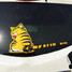 Decals 3D Tail Rear Window Wiper Reflective Moving Car Stickers Cartoon Cat - 1
