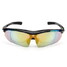 Eyewear Night Unisex With 4 Semi Lenses Driving Rimless Oval Glasses Goggles UV400 Sunglasses - 6