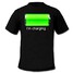 Flashing Led T-shirt Light Party Bar Raver Charging Mens Pattern Mode - 1