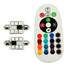 Pair RGB Remote Control 5050 Flash 6SMD 41MM Interior Lamp Car LED Light - 1