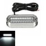 White Transom Boat 3.5inch Pontoon Waterproof LED Marine Light Stainless Steel Under Water - 1