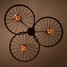 Chandeliers Retro Wheel Industrial Style American Loft - 6
