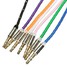 Stereo Computer Phone MP3 Metal Wire Cable AUX Audio Auxiliary Nylon 3.5mm Male to Male - 2
