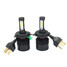 High Low Beam Pair H4 H13 Light Bulb with Fog LED COB 4000LM Headlight 36W - 6