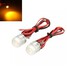Motorcycle License Plate Screw Brake Lights LED Lamp Taillights - 1
