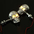 Skeleton Head Turn Signal Light Indicator 12V 0.5W Motorcycle Skull - 3