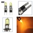 A pair of H7 H9 Xenon Light Bulbs Lamps DC12V HID 3000K 55W Yellow 9005 9006 - 4