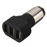 Brushed 5A Soulmate 5V Portable Three Metal USB Car Charger Power Adapter - 1