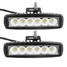 18W Car 6500K Work Light Cross Country LED 2Pcs Aluminum Alloy Lamp 1440Lm - 2