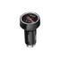 Zinc Alloy LED Display USMEI Dual USB Car Charger 3.6A Light With Breathing Voltage Current - 1
