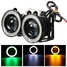 Halo Angel COB Pair Universal Projector 2.5inch LED Car Fog Light Rings DRL Eyes - 1