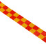 Caution Reflective Sticker Dual Color Chequer Roll Signal Warning - 11