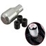 Silver Aluminum 5 Speed Manual Gear Gearstick Shift Knob Car Shifter - 3