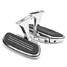 Board Chrome Rear Passenger Bracket Holder Foot Harley Touring - 2