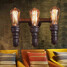 Bulb Included Mini Style Rustic/lodge Metal Wall Sconces - 3