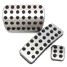 Chrome Steel Benz pads Foot Class Brake Pedal Covers AMG - 2