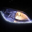 Side 5M LEDs Car Decoration Flexible White Light Strip Warm - 1