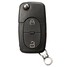 Button Remote Key Fob Case Replacement Panic 2 Button Shell Audi A4 - 2