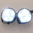 Car Daytime Running Light 4W White Round 4LED DC 12V A pair - 9