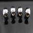 Dust Chrome Skull Covers 4pcs Caps Motorcycle Auto Tire Tyre Valve - 7