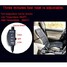 Padded Black Electric Car Front Seat Cushion Thermal Universal 12V Heating - 5