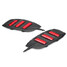 Mustang Rear Bumper Reflector Style LED Brake Lights House Honda Civic - 1