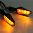 4LED Yellow Motorcycle Turn Signal Indicators Lights Lamp 12V Light Universal - 6