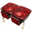 Side Light For Truck Trailer Tail License Stop Turn Right Left Pair Red Light Car - 6