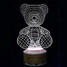 Night Light Bear Wireless Bluetooth Colorful 3d Speaker 100 - 1