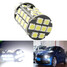 1156 BA15S Car White LED Tail Reverse Turn Light Bulb - 1