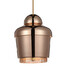 Pendant Lamp Carbon Metal Golden Steel Chandelier Light Black - 5