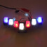 12V Flashing Light Blue White Red Motorcycle Electric Cars LED Warning - 3