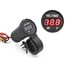 Waterproof Motorcycle Display Voltmeter Automobile Digital LED - 2