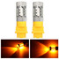 Amber Yellow 80W Turn Signal Light Lamp Bulbs LED 2pcs Universal - 1
