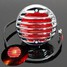 Red Light Chrome Harley Bobber Chopper Rat Motorcycle Tail Brake - 1