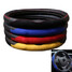 Leather Car Steel Ring Wheel 38CM Glove Auto Color - 5