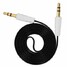 1pcs Flat 3.5mm Male to Male iPhone Noodle AUX Car Stereo Audio Cable Cord - 2